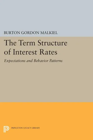 Term Structure of Interest Rates