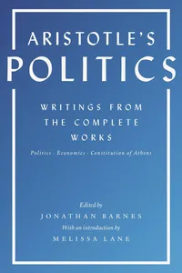 Aristotle's Politics_cover