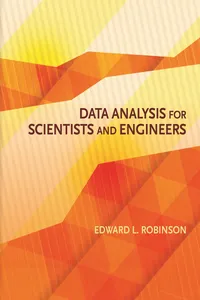 Data Analysis for Scientists and Engineers_cover
