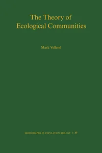 The Theory of Ecological Communities_cover