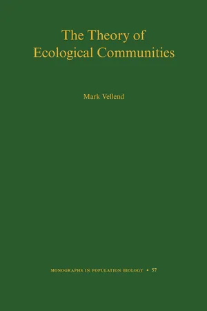 Monographs in Population Biology