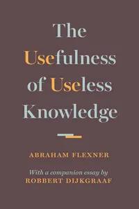 The Usefulness of Useless Knowledge_cover
