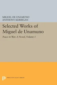 Selected Works of Miguel de Unamuno_cover