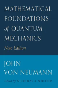 Mathematical Foundations of Quantum Mechanics_cover