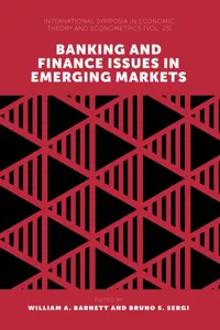 Banking and Finance Issues in Emerging Markets_cover