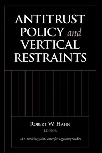 Antitrust Policy and Vertical Restraints_cover