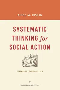 Systematic Thinking for Social Action_cover