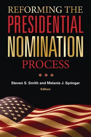 Book cover image for: Reforming the Presidential Nomination Process