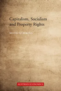 Capitalism, Socialism and Property Rights_cover