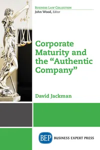 Corporate Maturity and the "Authentic Company"_cover