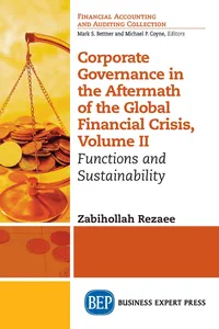 Corporate Governance in the Aftermath of the Global Financial Crisis, Volume II_cover