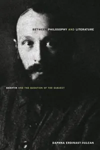 Between Philosophy and Literature_cover