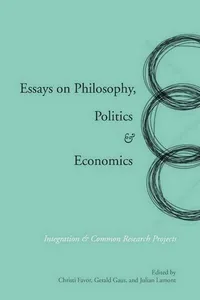 Essays on Philosophy, Politics & Economics_cover