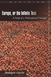 Europe, or The Infinite Task_cover