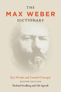 The Max Weber Dictionary_cover