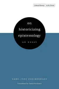 On Historicizing Epistemology_cover