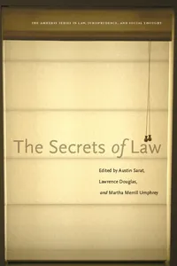 The Secrets of Law_cover