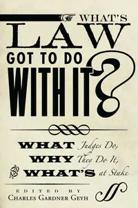 What's Law Got to Do With It?_cover