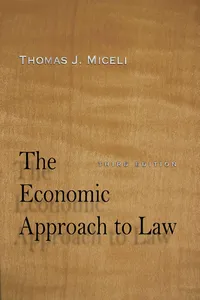 The Economic Approach to Law, Third Edition_cover