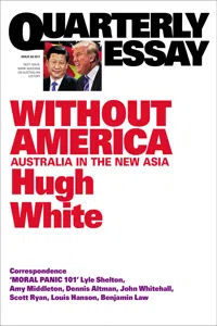 Quarterly Essay 68 Without America_cover