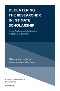 Decentering the Researcher in Intimate Scholarship_cover