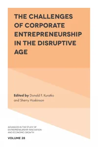 The Challenges of Corporate Entrepreneurship in the Disruptive Age_cover