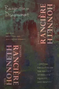 Recognition or Disagreement_cover
