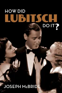 How Did Lubitsch Do It?_cover