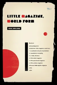 Little Magazine, World Form_cover