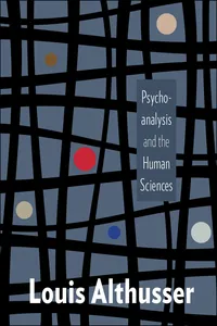 Psychoanalysis and the Human Sciences_cover