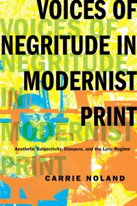 Voices of Negritude in Modernist Print_cover