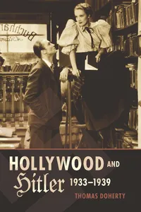 Hollywood and Hitler, 1933-1939_cover