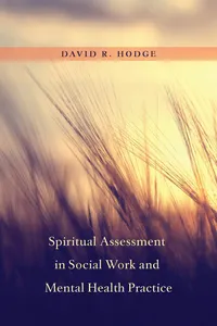 Spiritual Assessment in Social Work and Mental Health Practice_cover