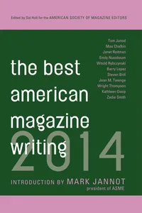 The Best American Magazine Writing 2014_cover