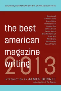 The Best American Magazine Writing 2013_cover