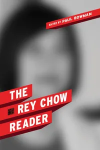 The Rey Chow Reader_cover