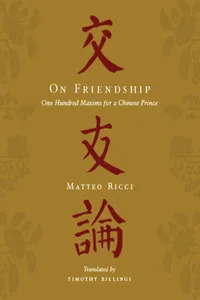 On Friendship_cover