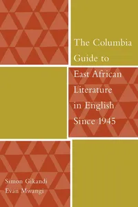 The Columbia Guide to East African Literature in English Since 1945_cover