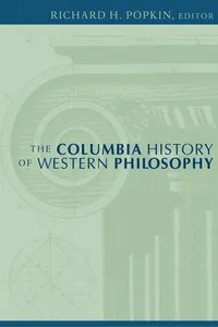 The Columbia History of Western Philosophy_cover