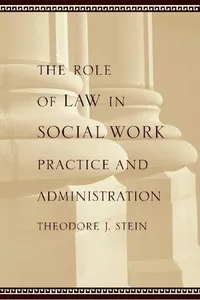 The Role of Law in Social Work Practice and Administration_cover
