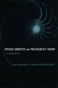 Species Concepts and Phylogenetic Theory_cover