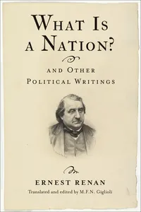 What Is a Nation? and Other Political Writings_cover