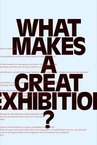 What Makes a Great Exhibition?_cover