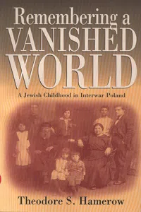 Remembering a Vanished World_cover