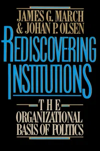 Rediscovering Institutions_cover