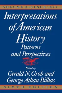 Interpretations of American History, 6th Ed, Vol._cover