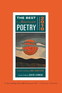 The Best American Poetry 2010_cover