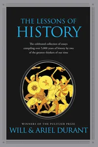 The Lessons of History_cover