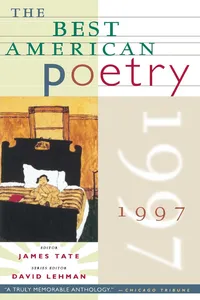 The Best American Poetry 1997_cover