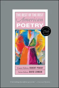 The Best of the Best American Poetry_cover